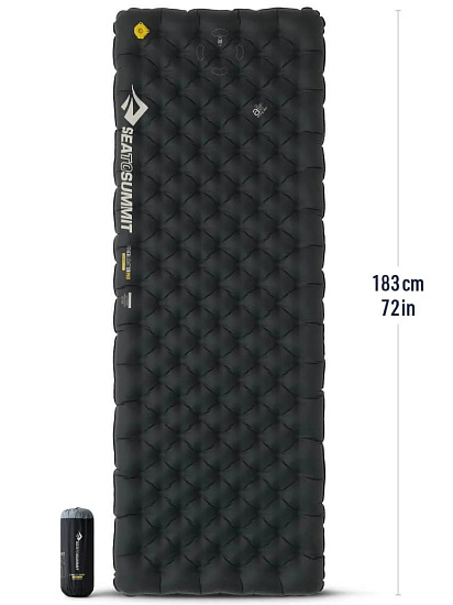Коврик надувной Sea to Summit Ether Light XR Pro Insulated Rectangular Wide Black - Фото 4 большая