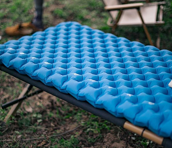 Коврик Naturehike Double Airbag Tpu Q-9C Blue - Фото 10 большая