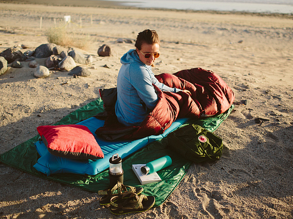 Коврик надувной Therm-a-Rest NeoAir Camper SV Regular Mediterranean Blue - Фото 2 большая