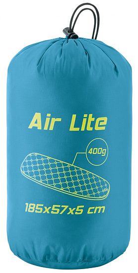 Коврик надувной Ferrino Air Lite Mat Light Blue - Фото 2 большая