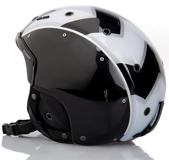 Горнолыжный шлем Bogner Fineline F Black/White - Фото 2 большая