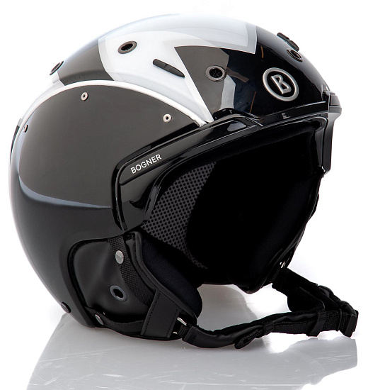 Горнолыжный шлем Bogner Fineline F Black/White - Фото 1 большая