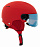 Горнолыжный шлем детский Alpina Zupo Visor Red Matt - Фото 1 малая
