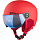Горнолыжный шлем детский Alpina Zupo Visor Red Matt - Фото 2 малая