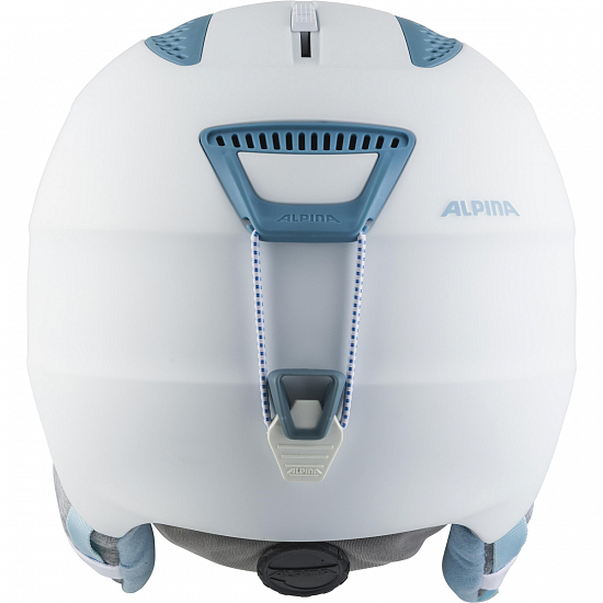 Горнолыжный шлем детский Alpina Grand White/Sky Blue - Фото 3 большая