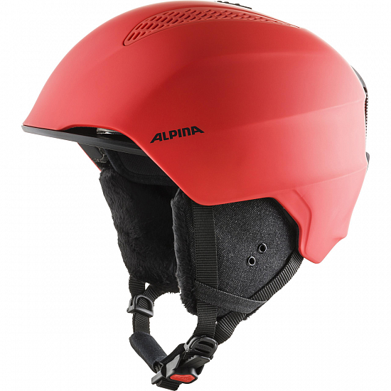 Горнолыжный шлем Alpina Grand Red Matt - Фото 1 большая