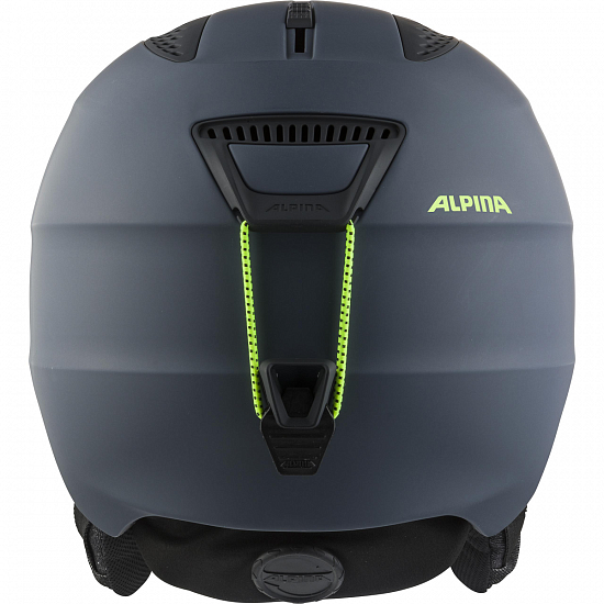 Горнолыжный шлем Alpina Grand Charcoal-Neon Matt - Фото 6 большая