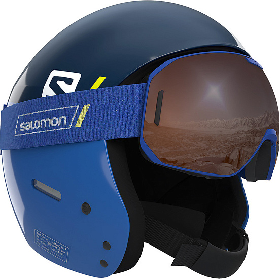 Горнолыжный шлем Salomon S Race Blue - Фото 6 большая