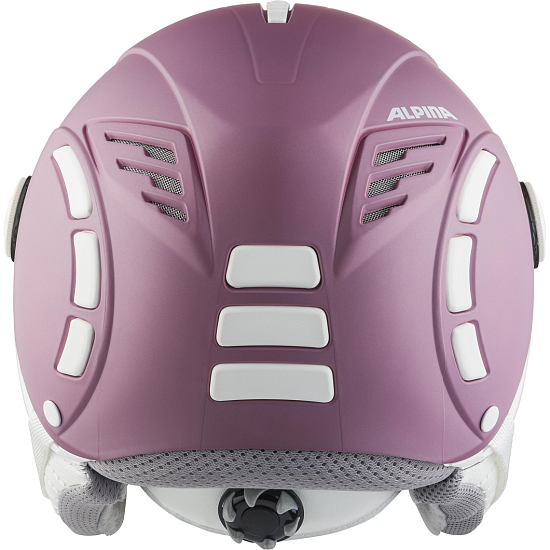 Горнолыжный шлем Alpina Jump 2.0 S2 Berry/ White Matt - Фото 3 большая