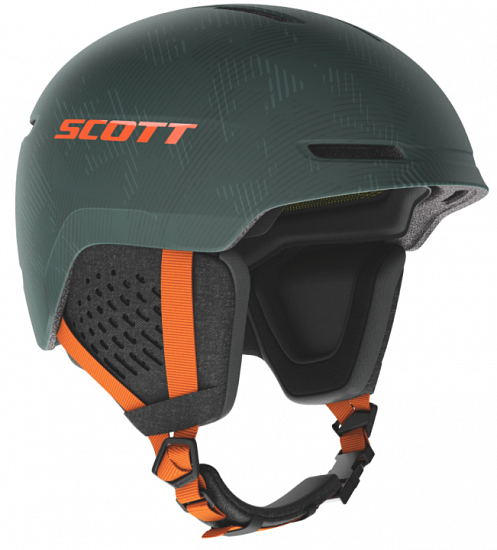 Горнолыжный шлем Scott Track Plus Sombre Green/Pumpkin Orange - Фото 1 большая