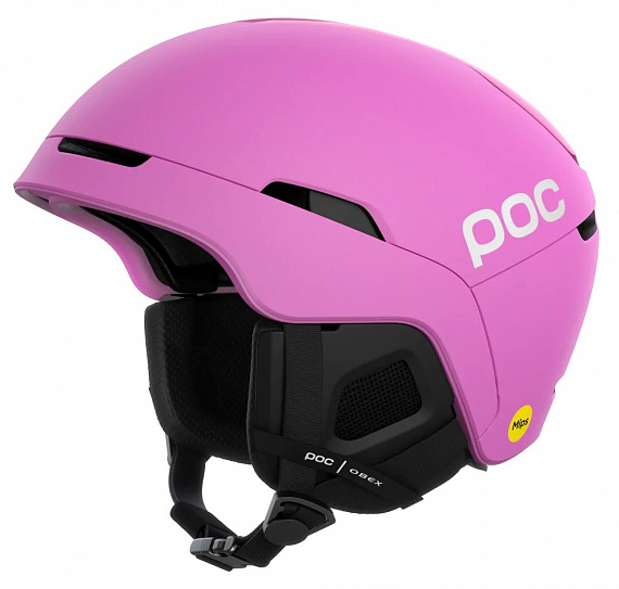 Горнолыжный шлем POC Obex MIPS Actinium Pink Matt - Фото 1 большая