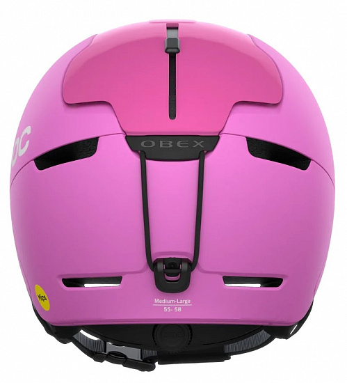 Горнолыжный шлем POC Obex MIPS Actinium Pink Matt - Фото 4 большая