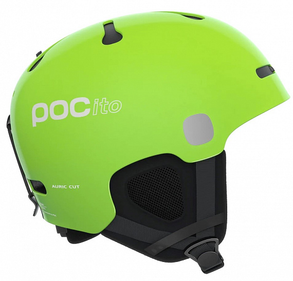 Горнолыжный шлем детский POC POCito Auric Cut MIPS Fluorescent Yellow/Green - Фото 3 большая