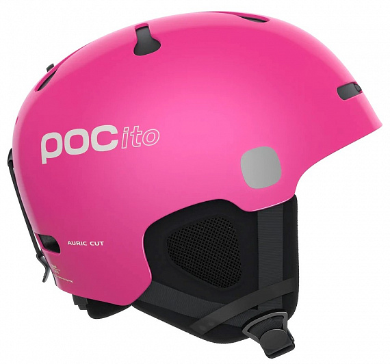 Горнолыжный шлем детский POC POCito Auric Cut MIPS Fluorescent Pink - Фото 3 большая