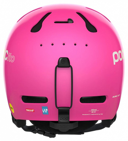 Горнолыжный шлем детский POC POCito Auric Cut MIPS Fluorescent Pink - Фото 4 большая