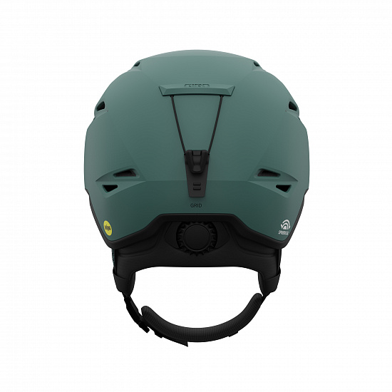 Горнолыжный шлем Giro Grid Spherical Matte Grey Green - Фото 2 большая
