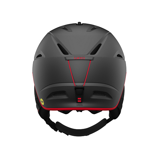 Горнолыжный шлем Giro Union Mips Matte Graphite/Red - Фото 2 большая