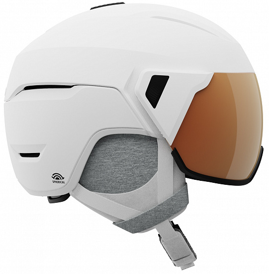Горнолыжный шлем женский Giro Aria Mips Spherical Matte White - Фото 1 большая