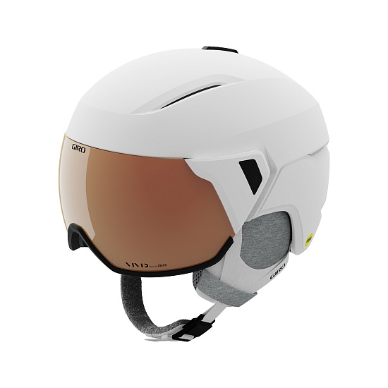 Горнолыжный шлем женский Giro Aria Mips Spherical Matte White - Фото 4 большая