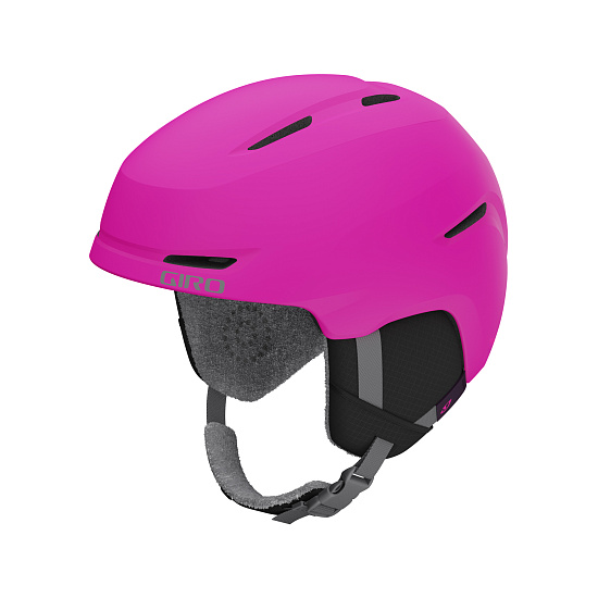 Горнолыжный шлем детский Giro Spur Matte Bright Pink - Фото 4 большая