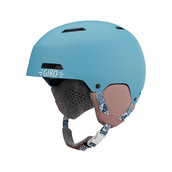 Горнолыжный шлем детский Giro Crue Matte Namuk Bluebalu - Фото 4 большая