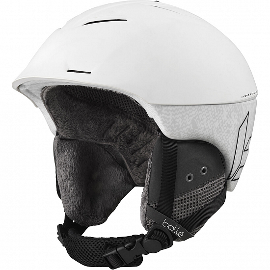 Горнолыжный шлем Bolle Synergy White Matte - Фото 1 большая
