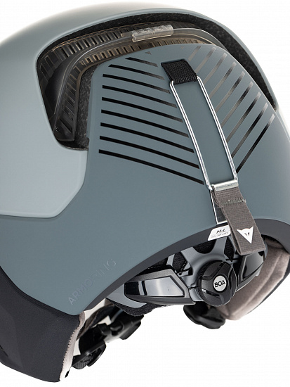 Горнолыжный шлем Dainese Nucleo Nardo Gray/Black - Фото 5 большая