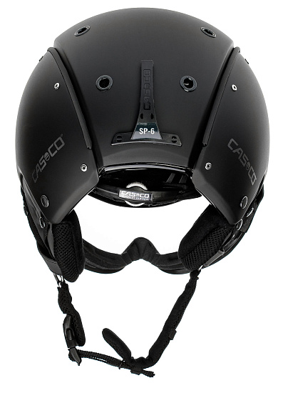 Горнолыжный шлем Casco SP-6 Visor Vautron Multilayer Black - Фото 3 большая