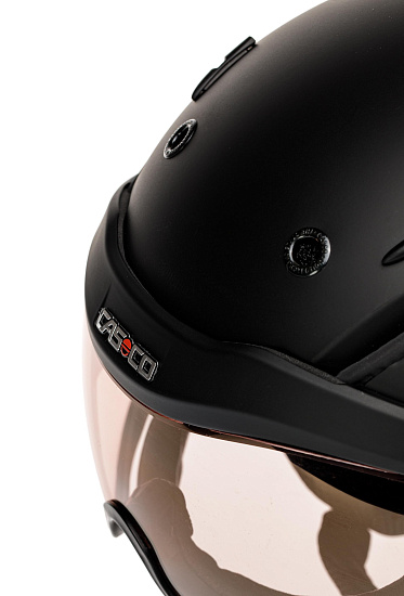 Горнолыжный шлем Casco SP-6 Visor Vautron Multilayer Black - Фото 5 большая