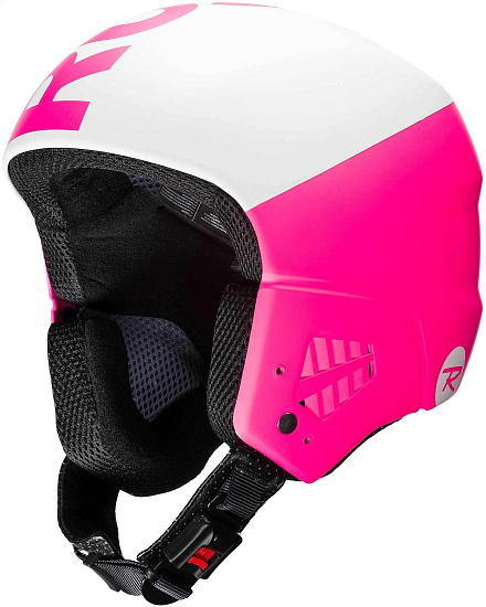 Горнолыжный шлем Rossignol Hero 9 FIS Impacts (With Chinguard) Pink/White - Фото 3 большая