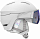 Горнолыжный шлем женский Salomon Mirage Ca Photo White/Aw Blue - Фото 1 малая
