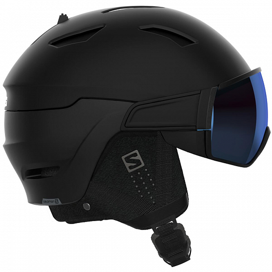Горнолыжный шлем Salomon Driver Ca Sigma Bk/Univ Blue/U - Фото 1 большая