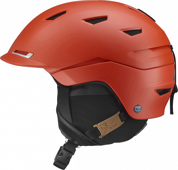 Горнолыжный шлем Salomon Sight Red Orange - Фото 3 большая