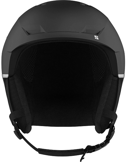 Горнолыжный шлем Salomon Pioneer LT Black Silver - Фото 2 большая