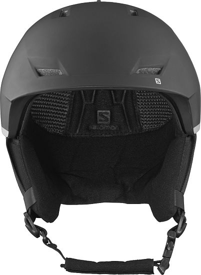 Горнолыжный шлем Salomon Pioneer LT Black Silver - Фото 2 большая