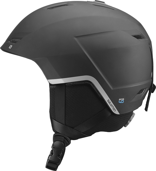 Горнолыжный шлем Salomon Pioneer LT Black Silver - Фото 4 большая