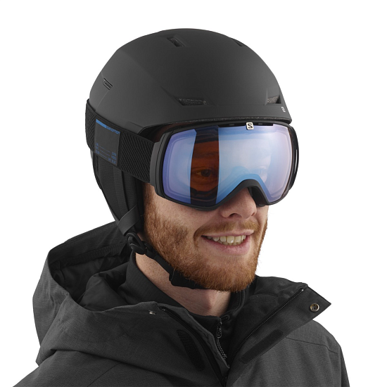 Горнолыжный шлем Salomon Pioneer LT Black Silver - Фото 5 большая