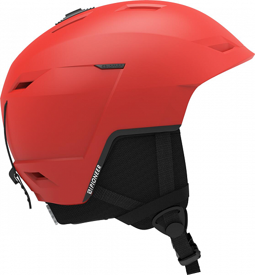 Горнолыжный шлем Salomon Pioneer LT Red Flashy - Фото 1 большая