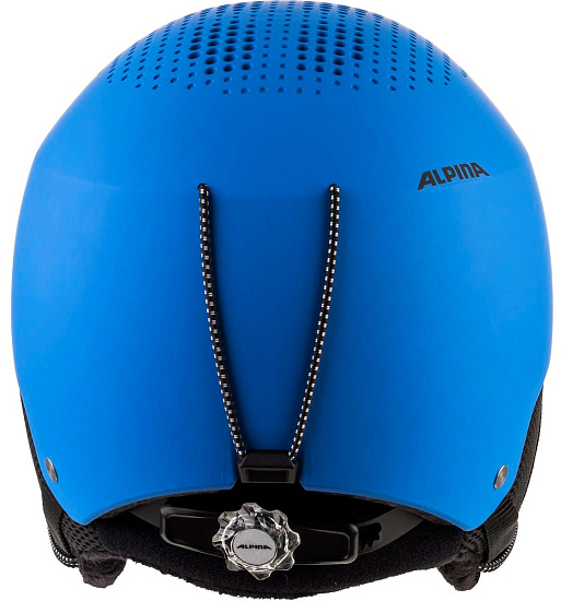 Горнолыжный шлем детский Alpina Zupo Blue Matt - Фото 3 большая