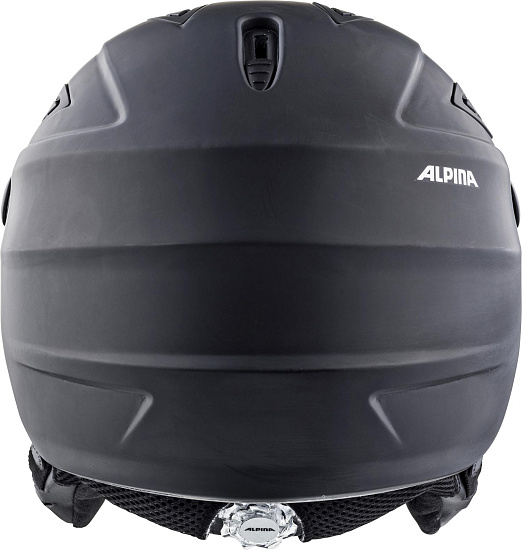 Горнолыжный шлем Alpina Grap Visor HM Black Matt - Фото 2 большая