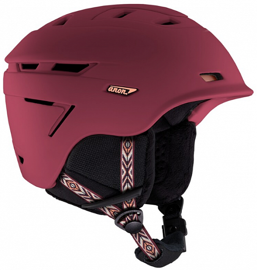 Горнолыжный шлем женский Anon Omega Bohemian Maroon - Фото 1 большая