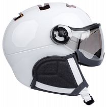 Горнолыжный шлем Kask Chrome Visor White/Pink Gold