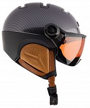 Горнолыжный шлем Kask Elite Visor Carbon/Brown
