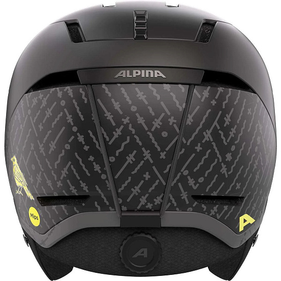 Горнолыжный шлем Alpina Versatile Pro Mips Litoff Black/Yellow - Фото 3 большая