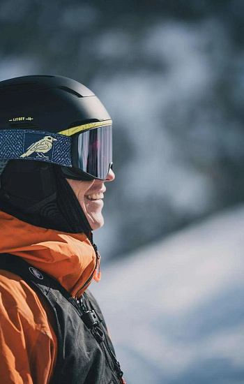 Горнолыжный шлем Alpina Versatile Pro Mips Litoff Black/Yellow - Фото 8 большая