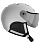 Горнолыжный шлем Kask Chrome Visor White/Silver - Фото 1 малая