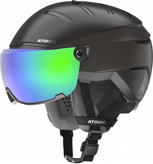 Горнолыжный шлем Atomic Savor Gt Amid Visor Hd Plus Black - Фото 1 большая