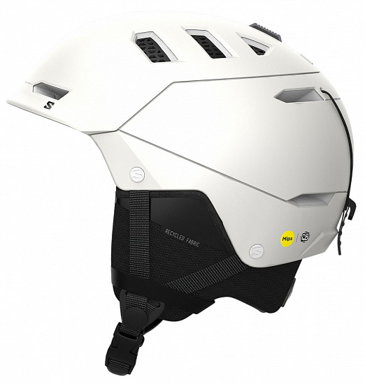 Горнолыжный шлем Salomon Husk Pro Mips White - Фото 1 большая