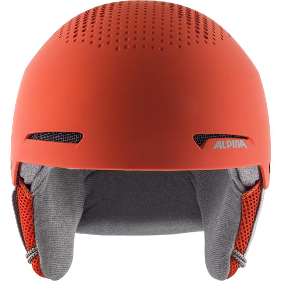 Горнолыжный шлем детский Alpina Zupo Pumpkin-Orange Matt - Фото 2 большая
