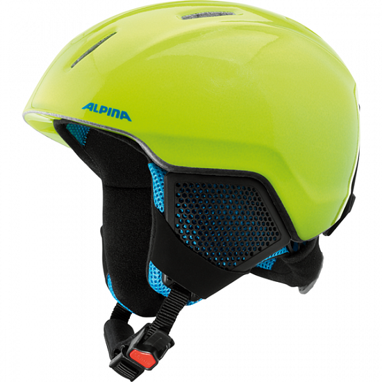 Горнолыжный шлем детский Alpina Carat LX Neon-Yellow - Фото 1 большая